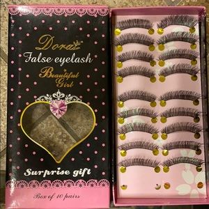 Handmade false lashes 9 pairs
